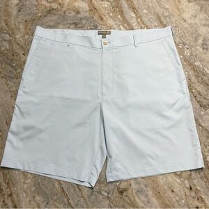 Peter Millar Wicking Blue White Striped Shorts Men’s 40